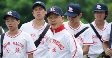 Liu Kai-Chi (middle) in "Weeds on Fire" (2016)