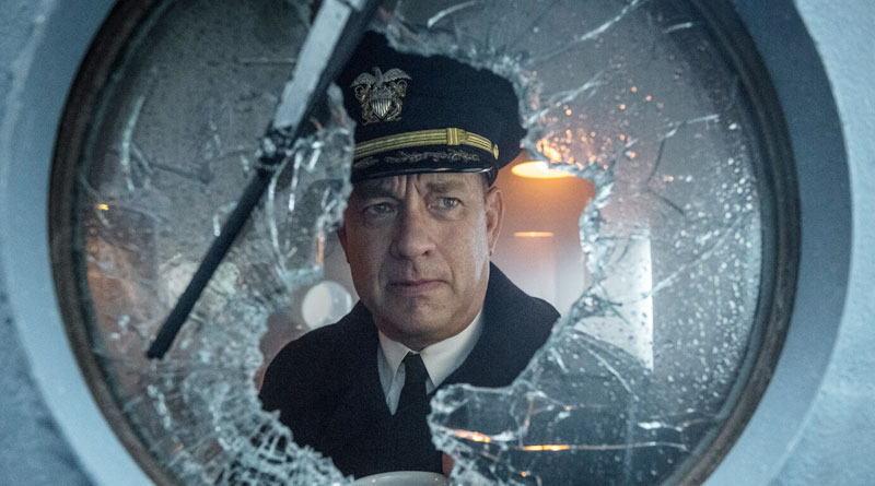 Tom Hanks plays Captain Ernest Krause in "Greyhound".