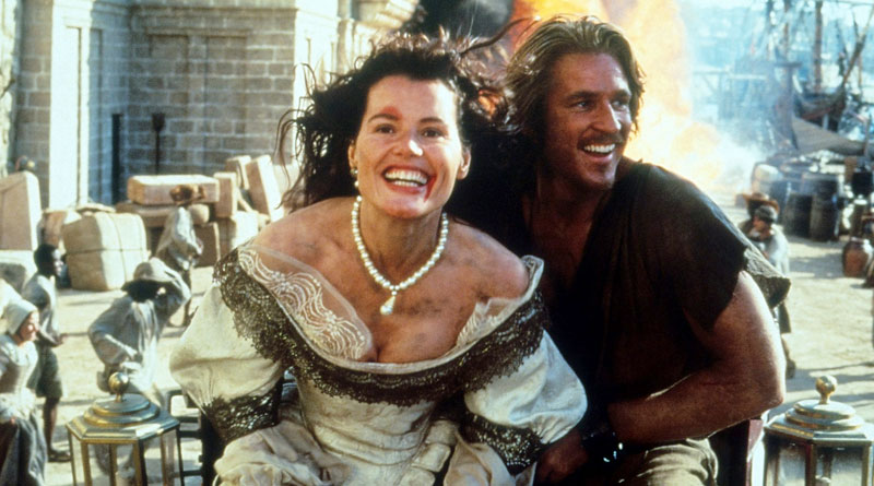 Geena Davis and Matthew Modine in "Cutthroat Island" (1995)