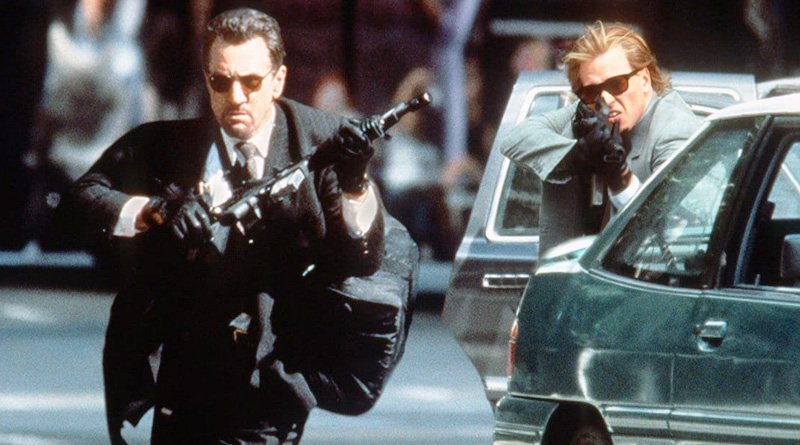 The daylight shootout scene in "Heat" (1995)