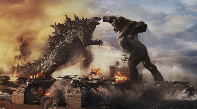 It's battle of the titans in "Godzilla vs. Kong" (2021)