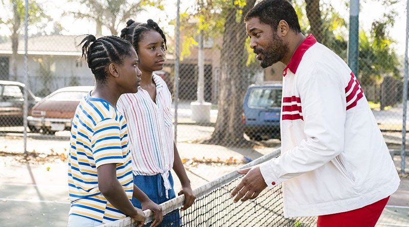 Will Smith, Saniyya Sidney and Demi Singleton in "King Richard" (2021)