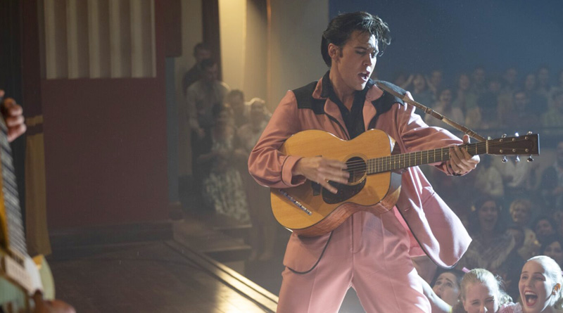 Austin Butler plays the title role in "Elvis" (2022)