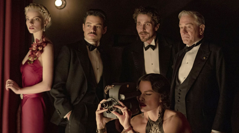 (L-R) Anya Taylor-Joy, Rami Malek, Christian Bale, Robert De Niro and Margot Robbie in "Amsterdam" (2022)