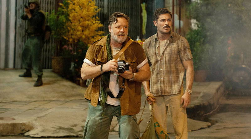 Zac Efron and Russell Crowe in Apple TV+'s "The Greatest Beer Run Ever" (2022)