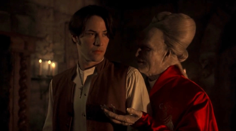 Gary Oldman and Keanu Reeves in "Bram Stoker's Dracula" (1992)