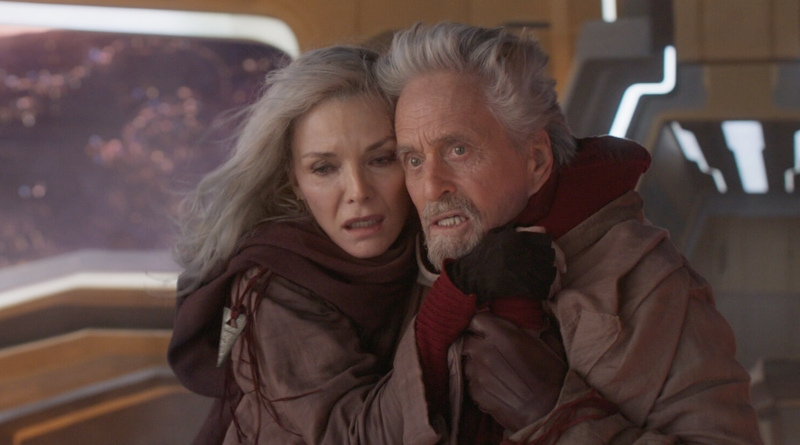 Michael Douglas and Michelle Pfeiffer in "Ant-Man and the Wasp: Quantumania" (2023)