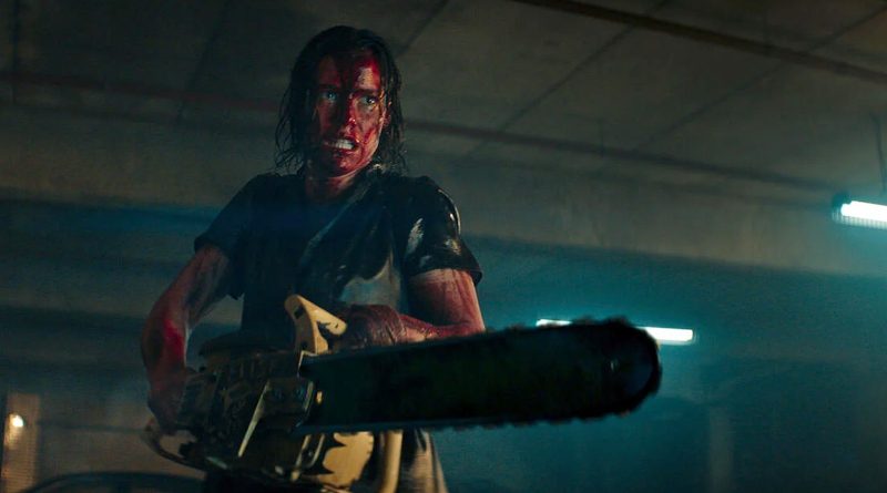 A scene from "Evil Dead Rise" (2023)