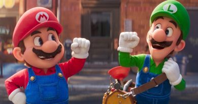 Mario (voiced by Chris Pratt) and Luigi (Charlie Day) in "The Super Mario Bros. Movie" (2023)
