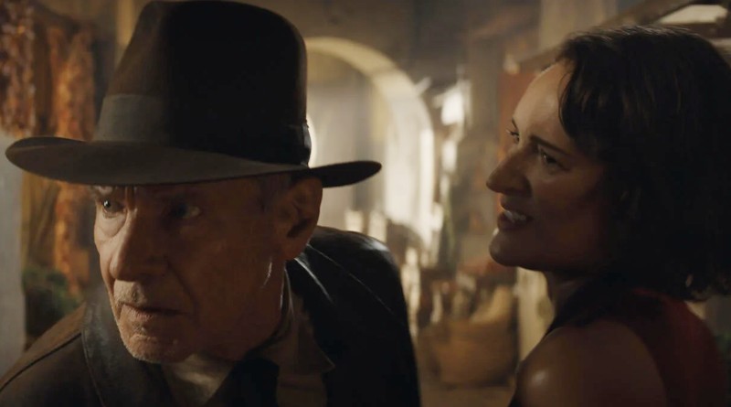 Harrison Ford and Phoebe Waller-Bridge in "Indiana Jones and the Dial of Destiny" (2023)