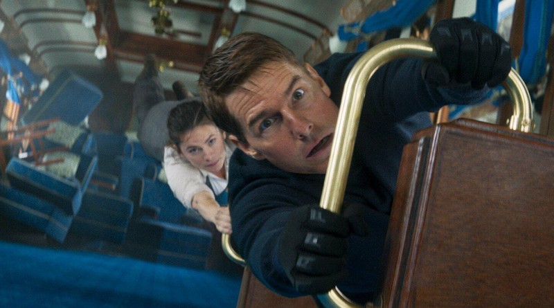 Tom Cruise and Hayley Atwell in "Mission: Impossible - Dead Reckoning Part One" (2023)