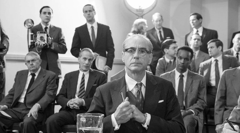 Robert Downey Jr. (middle) as Lewis Strauss in "Oppenheimer" (2023)
