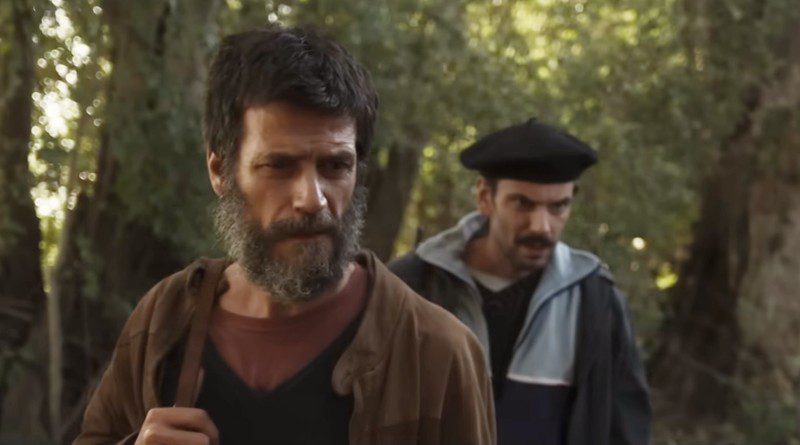 Ezequiel Rodriguez and Demián Salomón in Shudder's "When Evil Lurks" (2023)