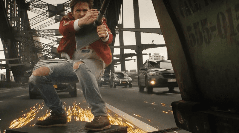 One of the notable stunt sequences in "The Fall Guy" (2024)