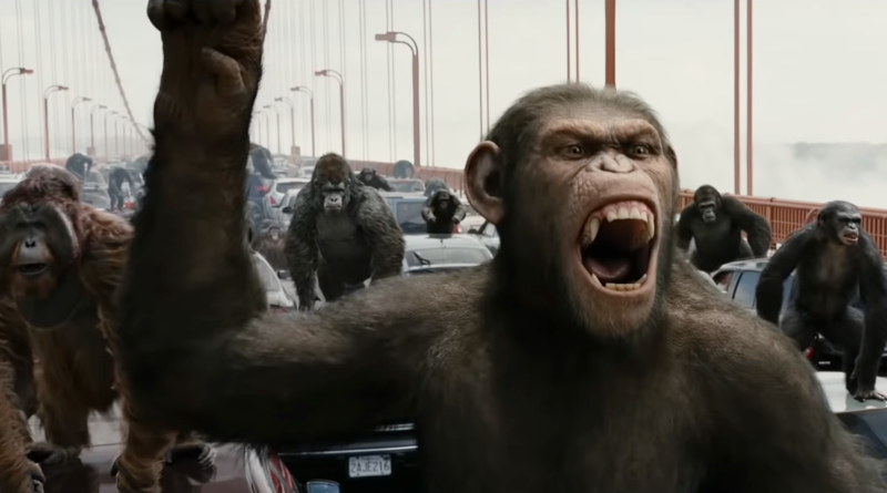 A scene from "Rise of the Planet of the Apes" (2011)