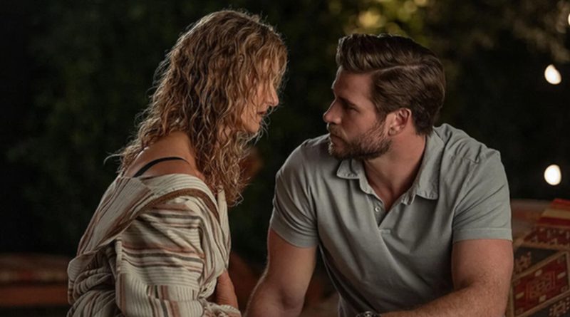 Laura Dern and Liam Hemsworth in Netflix's "Lonely Planet" (2024)