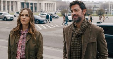 John Krasinski and Natalie Portman in Apple TV+'s "Fountain of Youth" (2025)