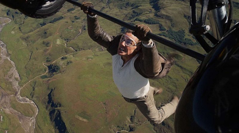 Tom Cruise during the spectacular plane stunt in "Mission: Impossible - The Final Reckoning" (2025)