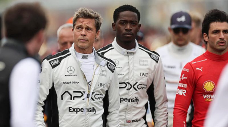 Brad Pitt and Damson Idris in "F1" (2025)