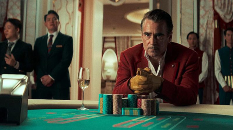 Colin Farrell in Netflix's "Ballad of a Small Player" (2025)
