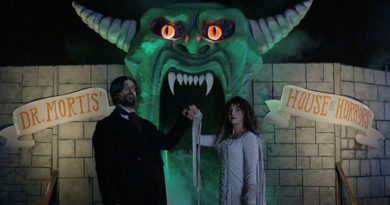A scene from the fifth segment, "Home Haunt" in Shudder's "V/H/S Halloween" (2025)