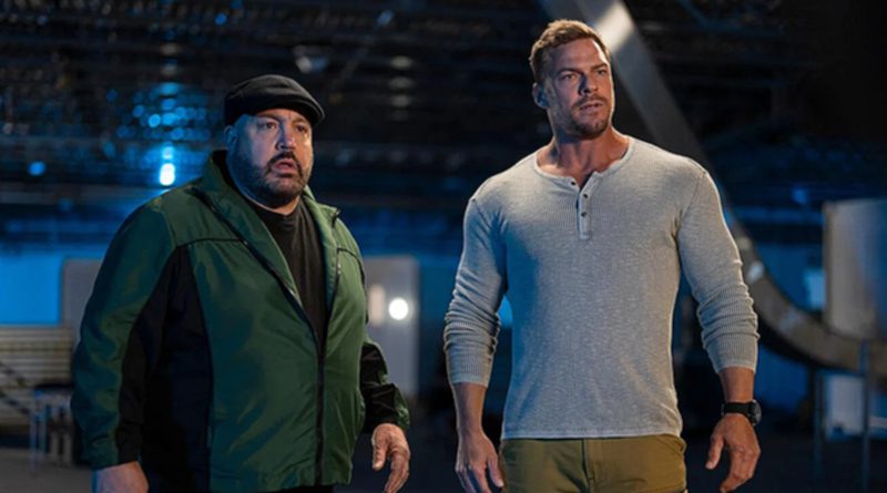Kevin James and Alan Ritchson in Prime Video's "Playdate" (2025)